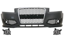 Sport foran støtfanger egnet for Audi A3 8P Pre Facelift Hatchback Sportback 3D/5D (06.2005-04.2008) Med tåkelys