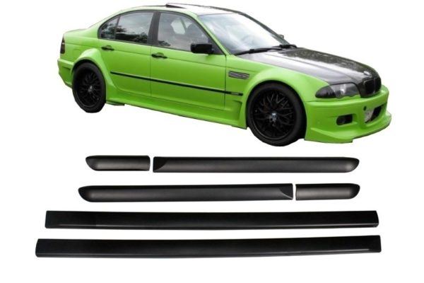 Passer for BMW 3-serie E46 Sedan (1998-2005) Dørlister M3 Design