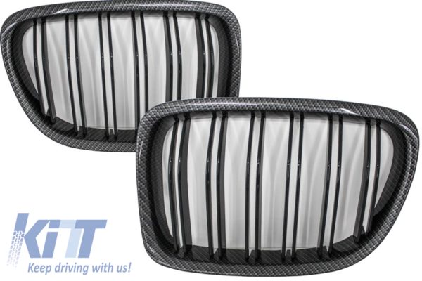 Passer for BMW X1 E84 (2009-2014) Sentralgitter Nyregitter Karbonfiberdesign |