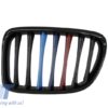 Passer for BMW X1 E84 (2009-2014) Sentralgitter Nyregitter Piano Svart M-Power 3 Farge Design |