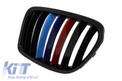 Alternative view of Passer for BMW X1 E84 (2009-2014) Sentralgitter Nyregitter Piano Svart M-Power 3 Farge Design