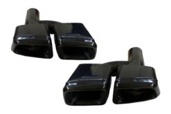 Passer for MERCEDES eksospottespisser Bakrør W221 W164 W166 W212 W218 S-klasse E-klasse CLS ML S63 E63 Black Edition