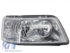 egnet for VW Transporter T5 (2003-2009) Erstatning Høyre Sidelykt Krom Bakgrunn