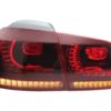 Baklykter Full LED egnet for VW Golf 6 VI (2008-2013) R20 Design Red Smoke Turning Light Static | Baklykter Full LED egnet for VW Golf 6 VI (2008-2013) R20 Design Red Smoke Turning Light Static |