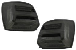 Baklys Full LED egnet for VW Polo 6R 6C 61 (2011-2017) Sekvensielle dynamiske svinglys Vento Look Smoke