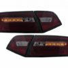 Baklys LED egnet for Audi A6 4F2 C6 Limousine (2008-2011) Red Smoke Facelift Design med sekvensielle dynamiske svinglys | Baklys LED egnet for Audi A6 4F2 C6 Limousine (2008-2011) Red Smoke Facelift Design med sekvensielle dynamiske svinglys |
