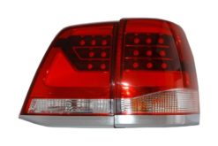Alternative view of Baklys Led egnet for TOYOTA Land Cruiser FJ200 J200 (2007-2015) Red Clear Light Bar Design