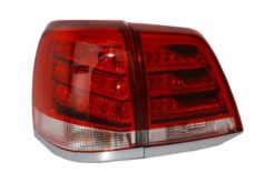 Alternative view of Baklys Led egnet for TOYOTA Land Cruiser FJ200 J200 (2007-2015) Rød Klar