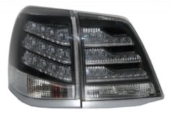 Alternative view of Baklykter LED egnet for Toyota Land Cruiser FJ200 J200 (2008-2011) Svart og hvit