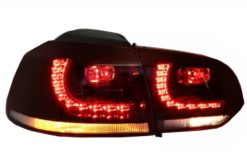 Alternative view of Baklykter LED egnet for VW Golf 6 VI (2008-2013) R20 GTI Cherry Red Clear Design DEPO