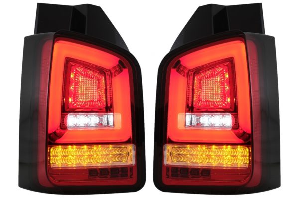 Baklykter Rød Hvit Full LED egnet for VW Transporter Multivan V T5 Facelift (2010-2015) |