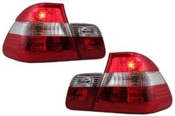 Baklykter egnet for BMW 3-serie E46 Sedan (05.1998-08.2001) Rød og hvit