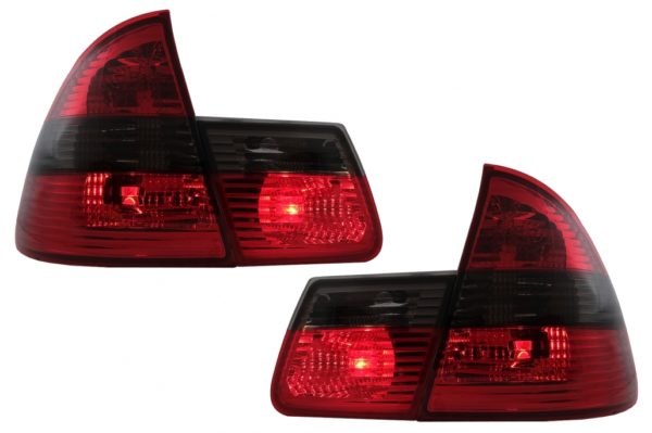 Baklykter egnet for BMW 3-serie E46 Touring (1999-2005) Red Smoke