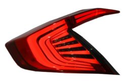 Alternative view of Baklykter egnet for HONDA Civic MK10 (FC/FK) (2016-Up) Limousine Full LED Light Bar Rød/Smoke