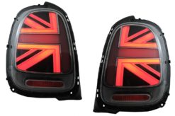 Baklykter egnet for MINI ONE F55 F56 F57 3D 5D Cabriolet (2014-2018) JCW Design Red Smoke