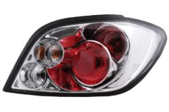 Alternative view of Baklykter som passer til Peugeot 307 (2001-2005) Krom