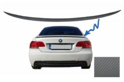 Bagasjeromslokk Spoiler egnet for BMW 3-serie E92 E93 (2006-2012) Coupe Cabrio M3 Design Carbon Film