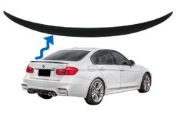 Bagasjeromsdekselspoiler egnet for BMW 3-serie F30 (2010-up) M3 Design Matte Black