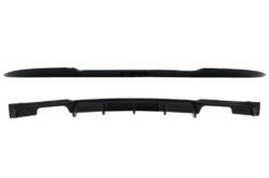 Trunk Boot Lip Spoiler med bakre støtfanger Spoiler Valance Diffuser Dobbel uttak egnet for BMW 3-serie F30 (2011-2019) M4 CSL Performance Design Piano Black