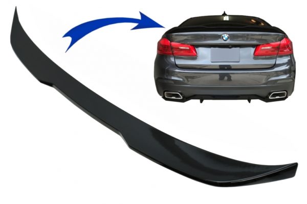 Trunk Boot Spoiler egnet for BMW 5 Series G30 (2017-Up) M Performance Design Piano Black |