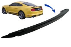 Trunk Boot Spoiler egnet for Ford Mustang Mk6 VI Sixth Generation (2015-2020) GT350 Design Piano Black