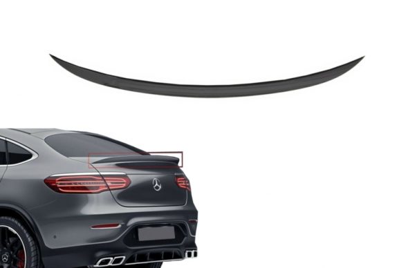 Trunk Boot Spoiler passende for Mercedes GLC Coupe C253 (2015-Up) Piano Black |