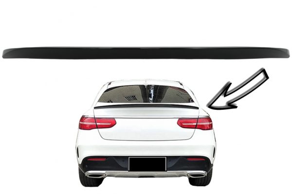 Trunk Boot Spoiler passende for Mercedes GLE Coupe C292 (2015-2019) Piano Black