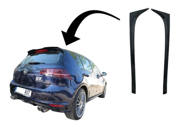 Bagasjerom bakvindusfinnespoiler egnet for VW Golf 7 & 7.5 (2012-2020) GTI Design Piano Black |