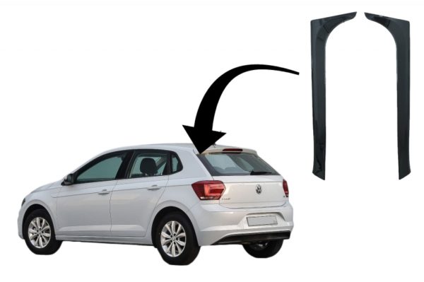 Bagasjerom bakvindusfinnespoiler egnet for VW Polo AW MK6 (2018-up) Piano Black |