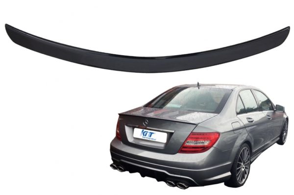 Trunk Spoiler egnet for Mercedes C-klasse W204 Limousine (2007-2014) Real Carbon Design |
