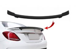 Bagasjeromsspoiler egnet for Mercedes C-Klasse W205 (2014-2020) GTS-Design Matt Svart