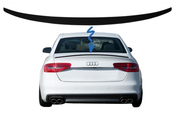 Bagasjeromsspoiler passende for AUDI A4 B8 Sedan (2008-2015) Matte Black |