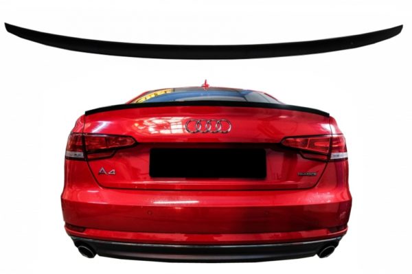 Bagasjeromsspoiler passende for Audi A4 B9 Sedan (2016-Up) Piano Black |