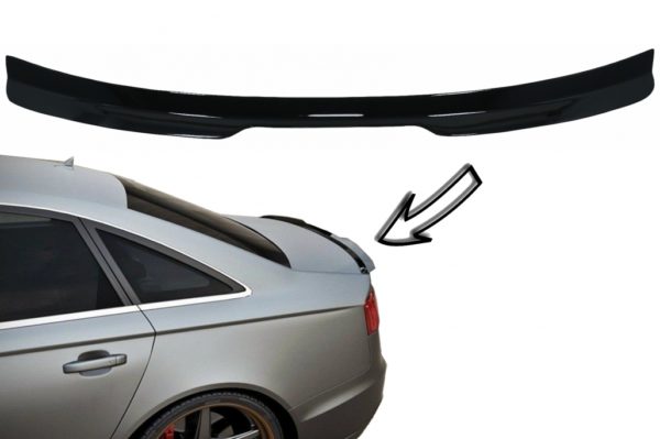 Bagasjeromsspoiler passende for Audi A6 C7 4G Sedan 4 Dører (2011-2018) Piano Black