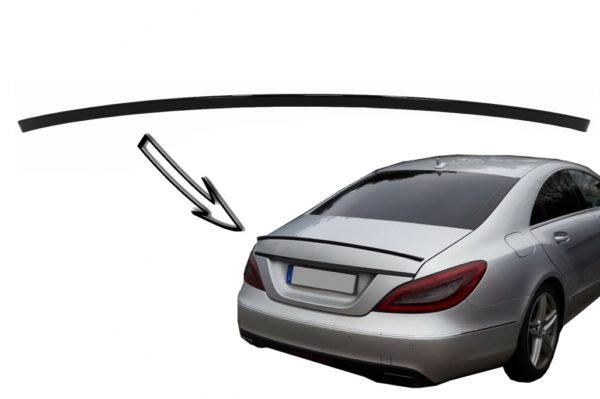 Trunk Spoiler passende for Mercedes CLS Class W218 Limousine (2010-2018) Piano Black