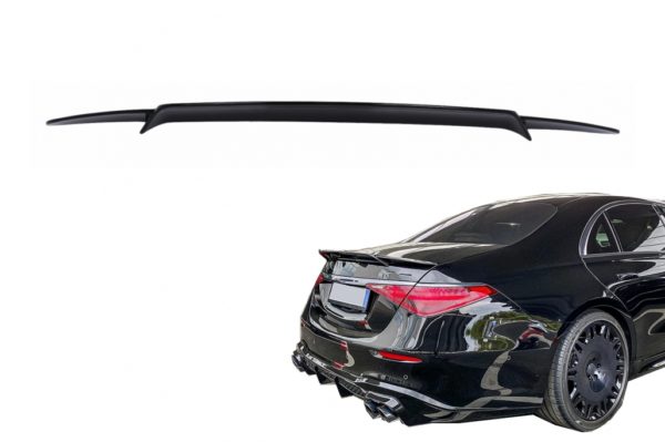 Trunk Spoiler passende for Mercedes S-Class W223 Limousine (2020-up) Piano Black