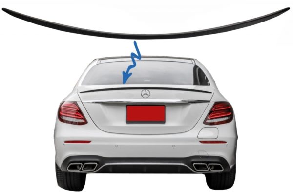 Trunk Spoiler egnet for Meredes E-Class W213 (2016-up) Matte Black |