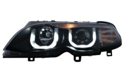 Alternative view of U LED Angel Eyes frontlykter egnet for BMW 3-serie E46 Facelift Limousine Touring (2001-2005) Svart