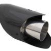 Universal karbonfiber eksospottespiss polert utseende innløp 6,2 cm |
