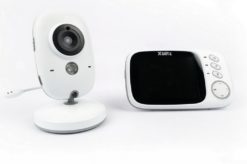 Alternative view of Xblitz Kinder Electronic Nanny Baby Monitor, trådløs, 2,4 GHZ, 3,2 tommers TFT LCD-skjerm, nattsyn, toveis kommunikasjon, hvit