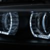 Xenon-frontlykter 3D LED Angel Eyes egnet for BMW 3-serie E92 E93 (2006-2010) U-Type Black | Xenon-frontlykter 3D LED Angel Eyes egnet for BMW 3-serie E92 E93 (2006-2010) U-Type Black |