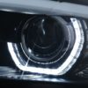 Xenon Frontlykter Angel Eyes 3D LED DRL egnet for BMW X5 E70 (2007-2010) Svart AFS |