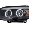 Xenon Frontlykter CCFL Angel Eyes egnet for BMW X5 E53 (11.2003-2006) Svart | Xenon Frontlykter CCFL Angel Eyes egnet for BMW X5 E53 (11.2003-2006) Svart |