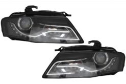 Xenon Frontlykter LED DRL Kjørelys egnet for AUDI A4 B8 8K (09.2007-10.2011) Svart