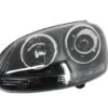 Xenon Look Frontlykter RHD egnet for VW Golf 5 V Mk5 (2003-2007) Jetta (2005-2010) GTI R32 Black Edition |