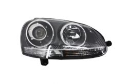 Alternative view of Xenon-look frontlykter egnet for VW Golf 5 V Mk5 (2003-2007) Jetta (2005-2010) GTI R32 Chrome Edition