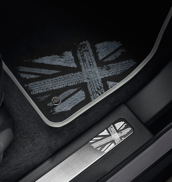 Teppematter - Union Jack Style, Monokrom, LHD | Land Rover