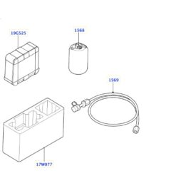 Alternative view of Land Rover originalt dekkreparasjonssett