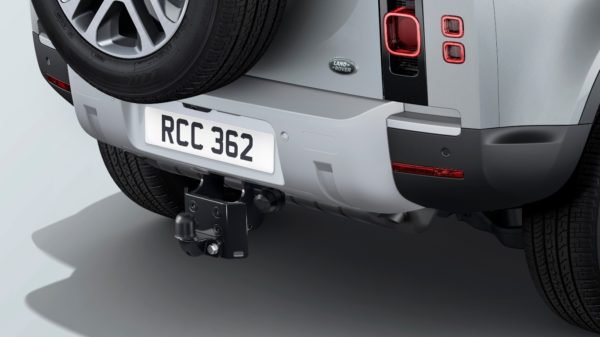 Multi-høyde slepestangsett - 110, spoleoppheng, Noble Chrome slepeøyedeksel, 23MY og utover | Land Rover